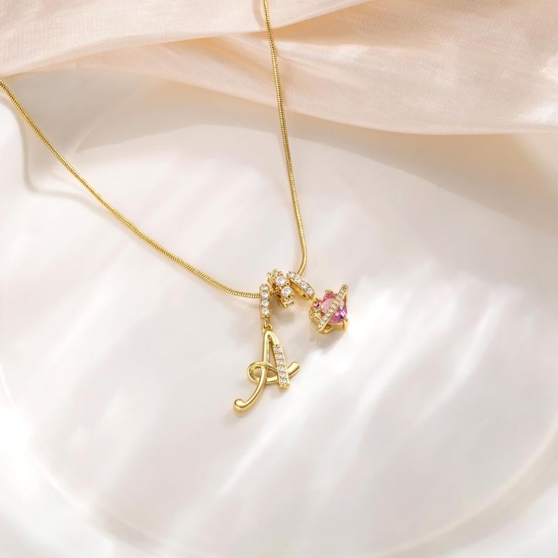 AuraNest™ 3-Layer Initial Necklace — Wear Your Story in Glowing, Comfortable Elegance That Turns Every Head