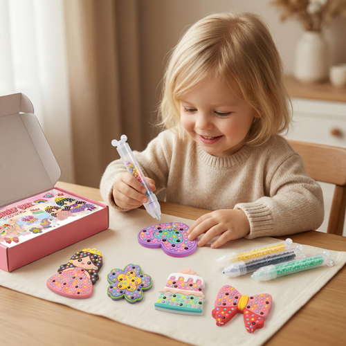 RadiantaPebble™ — Spark Their Creativity and Calm with Every Glittering Masterpiece