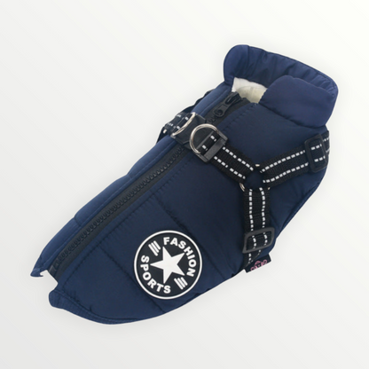 BlizzardGuard™ — Wrap Your Dog in Stormproof Warmth and Total Leash Control