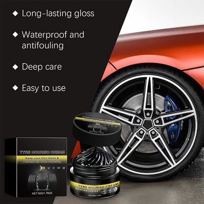 NightLuxe™ Tire Shine — Ignite Unstoppable Confidence with Showroom-Ready Black Radiance