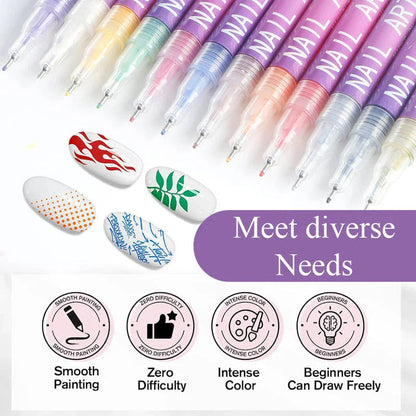 Dazzlera™ Precision Pens — Ignite Your Boldest, Most Flawless Nail Art Ever