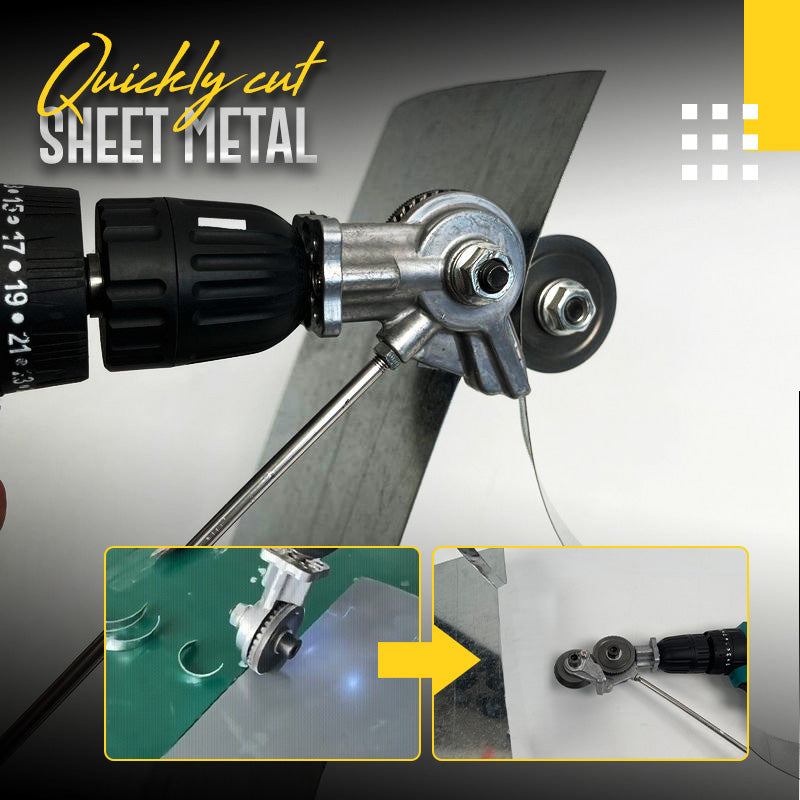 SteelSlice™ Drill Plate Cutter — Transform Your Drill into a Powerhouse for Effortless, Perfect Cuts Every Time
