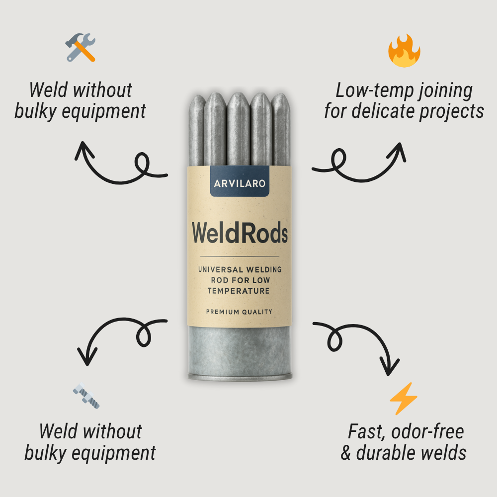 GlowForge™ — Master Every Metal with Effortless, Cool-Comfort Welding Power