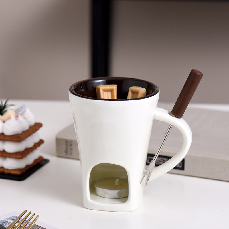 SensaMelt™ Ceramic Fondue Mug — Turn Every Dip into a Silky, Warm Moment of Pure Indulgence