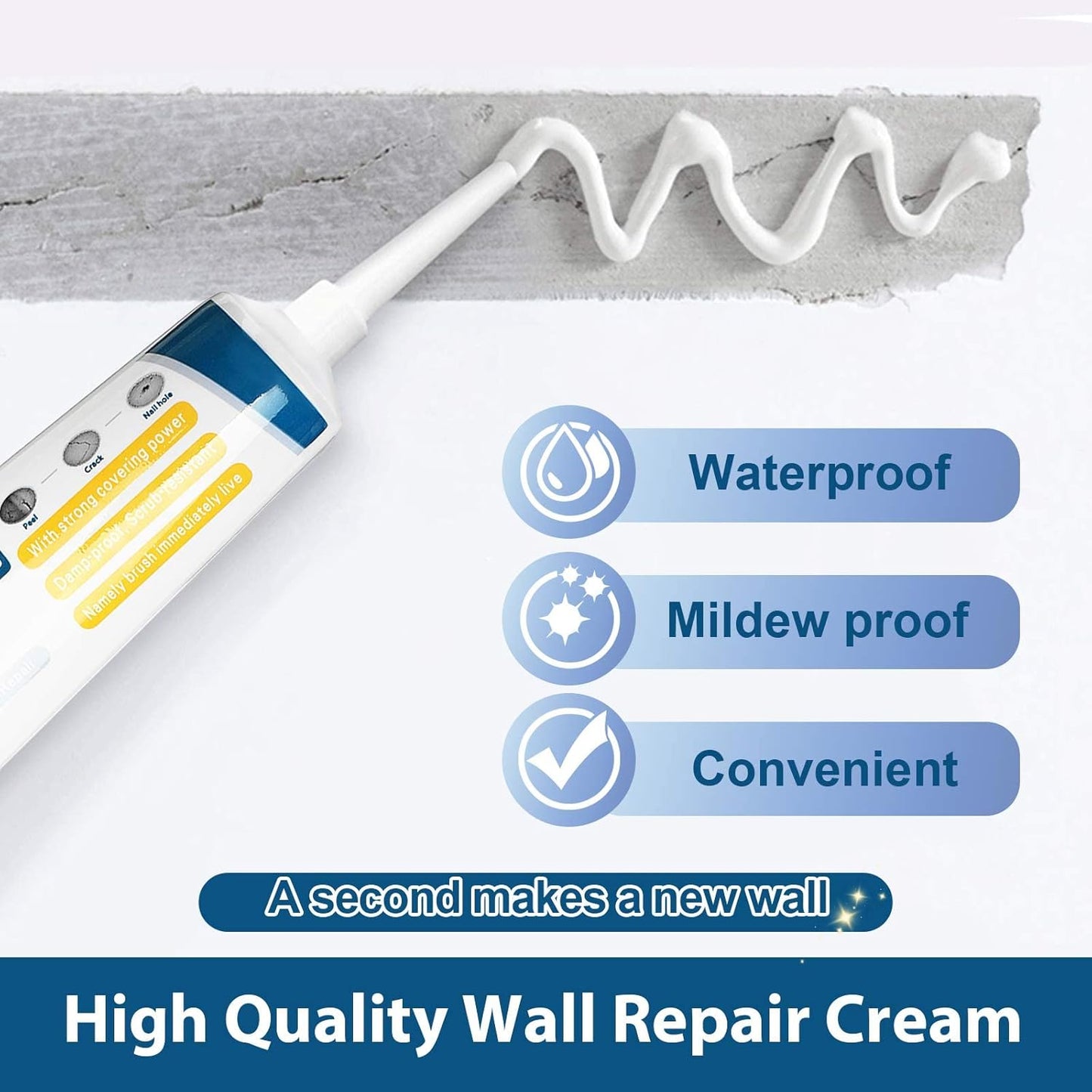 FlawlessFill™ — Instantly Erase Wall Damage for Stunning, Show-Stopper Rooms