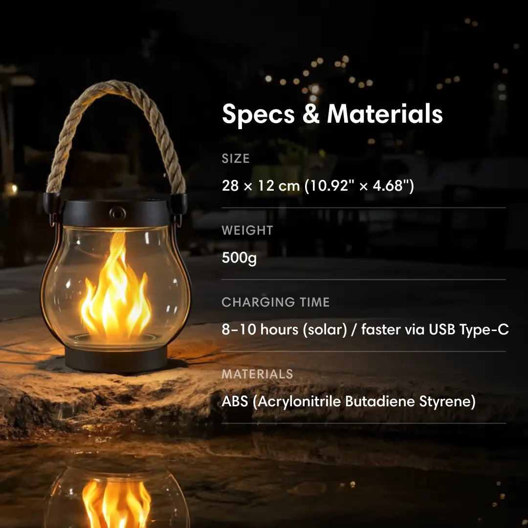 GlowNest™ — Ignite Safe, Sun-Powered Evenings Wrapped in Cozy Magic