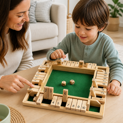 Children's Math Board Game Wooden Interactive Ages 3+