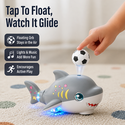 Interactive Shark Toy Floating Ball LED Lights & Music