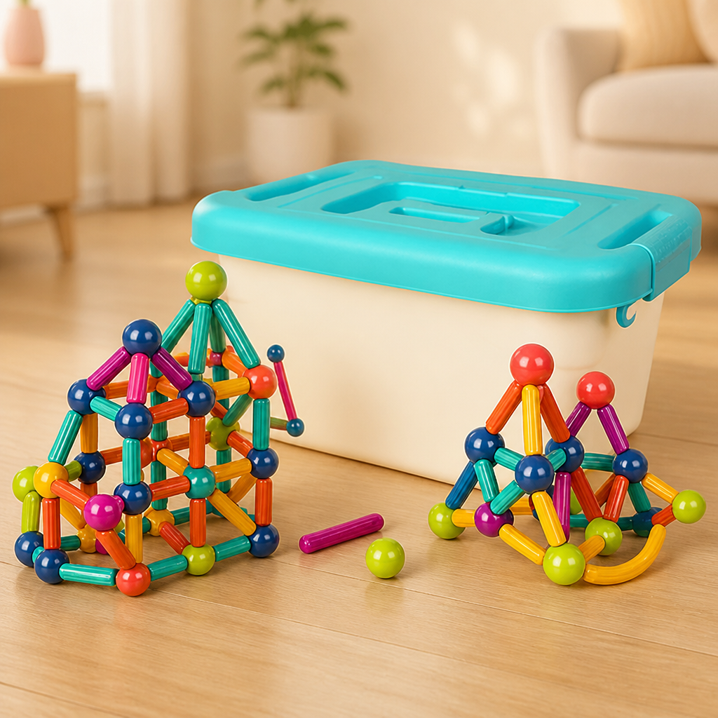 Magnetic Building Set Colorful Strong Magnets