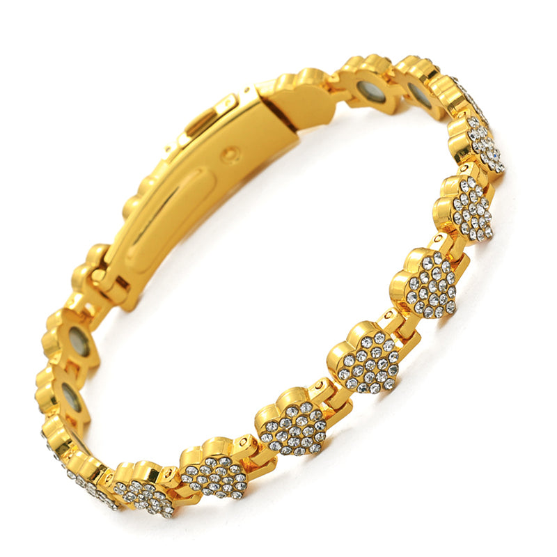 RadiancePulse™ — Ease Stiff Hands in Heart-Link Magnetic Copper You'll Actually Wear