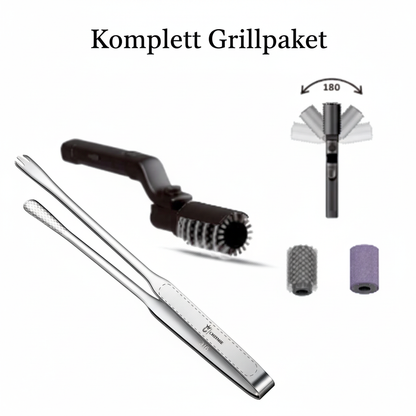 FlameSweep™ — Effortless Grill Cleaning That Ends Wrist Pain and Scratches