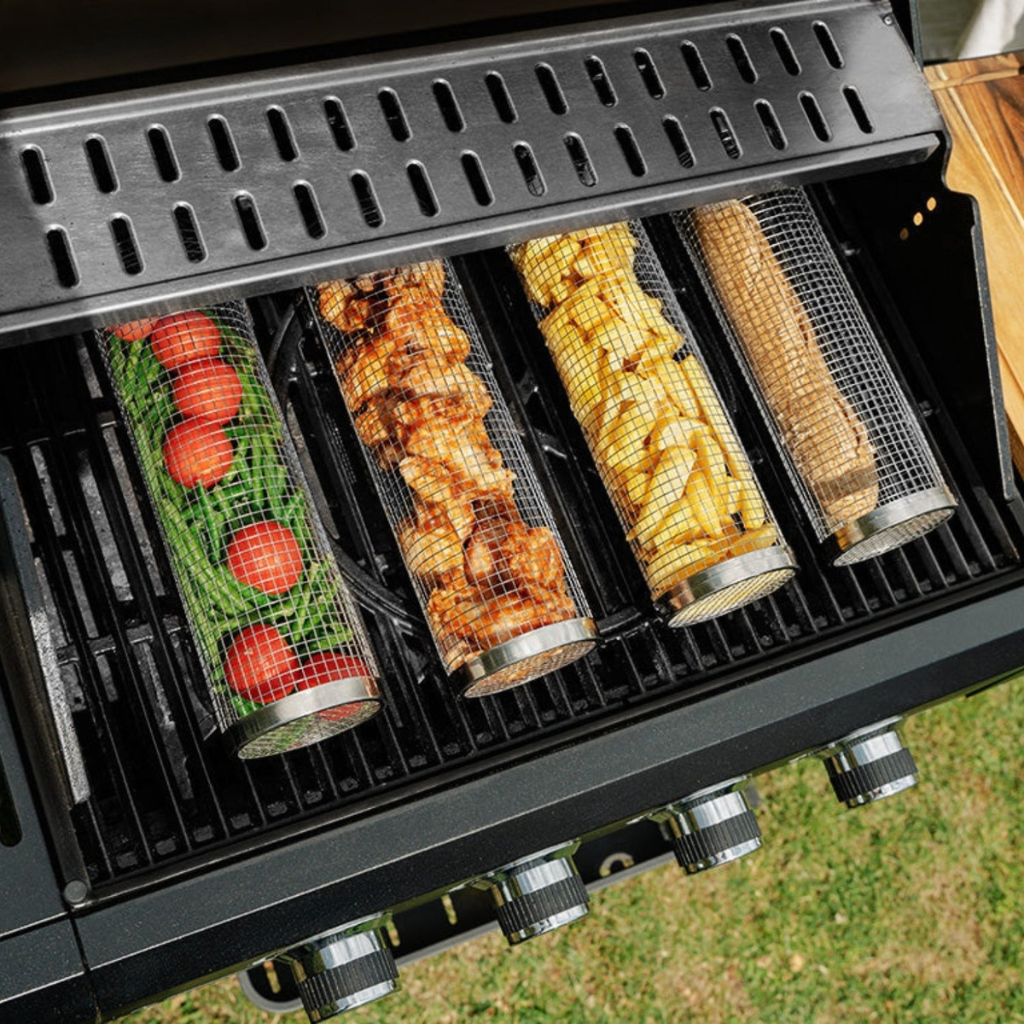 FlameGuard360™ — Lock in Juicy Flavor and Grill Like a Pro Every Time