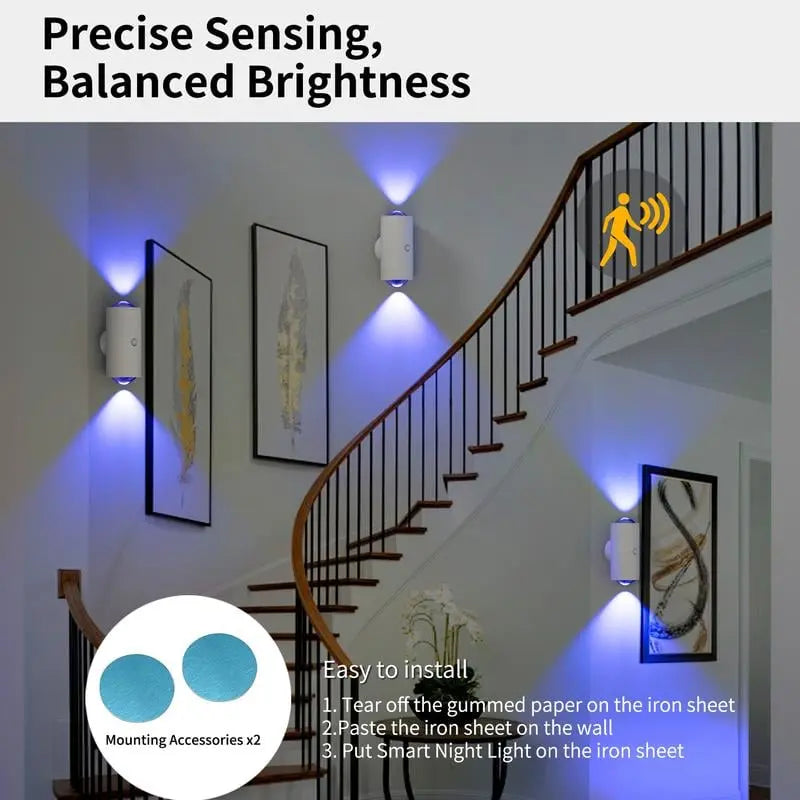 LumaMist™ — Step Fearlessly Through Night with Instantly Responsive, Soothing Glow
