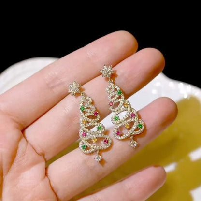 NovaLuxe™ Christmas Earrings — Light Up Every Celebration with Featherlight, Lasting Sparkle