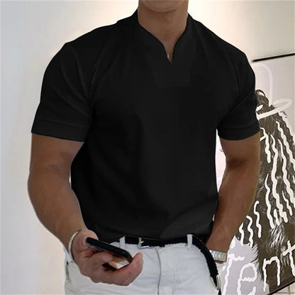 VeroStride™ Men’s Modern V-Neck — Stay Cool, Confident, and Sharply Tailored All Day Long