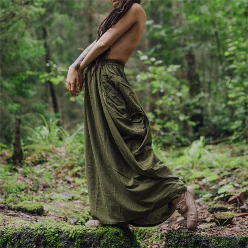 VestaFlow™ Maxi Skirt — Effortless Freedom and Style That Moves With You