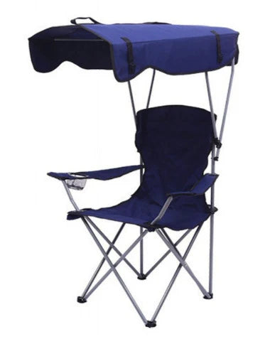 Folding Chair Integrated Sun Canopy Lightweight & Foldable