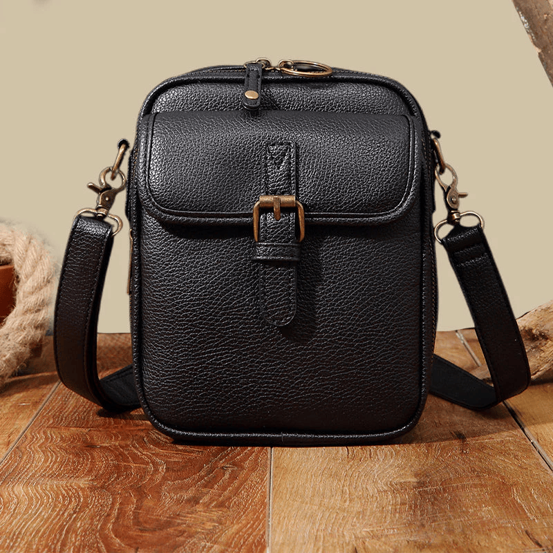 Luxara™ Leather Crossbody — Lighten Your Load, Command Every Moment with Effortless Style