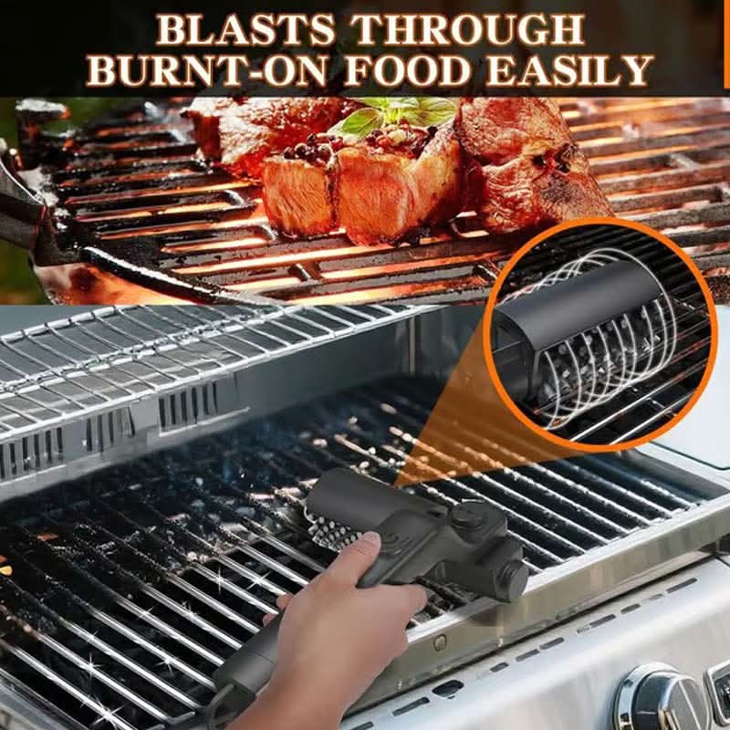 FlameSweep™ — Effortless Grill Cleaning That Ends Wrist Pain and Scratches