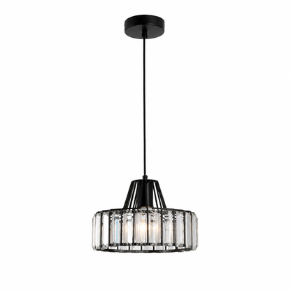 Crystal Pendant Light | Nordic LED | Iron Frame, Adjustable Length for Living & Dining