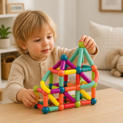 Magnetic Building Set Colorful Strong Magnets