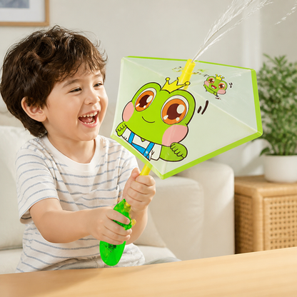 Kids Umbrella 2-in-1 Water Pistol Long-Range & Large Tank