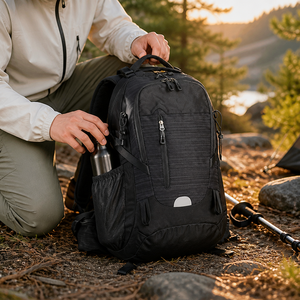 Hiking Backpack 40L Hydration-Ready Water-Resistant
