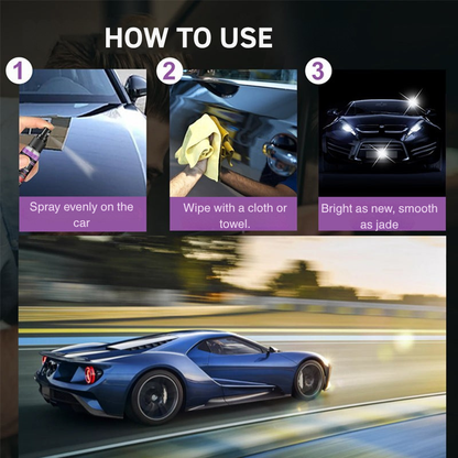 HydraSheen™ 3-in-1 Ultra Coat Spray — Instantly Restore and Shield Your Car’s Showroom Shine Without Water