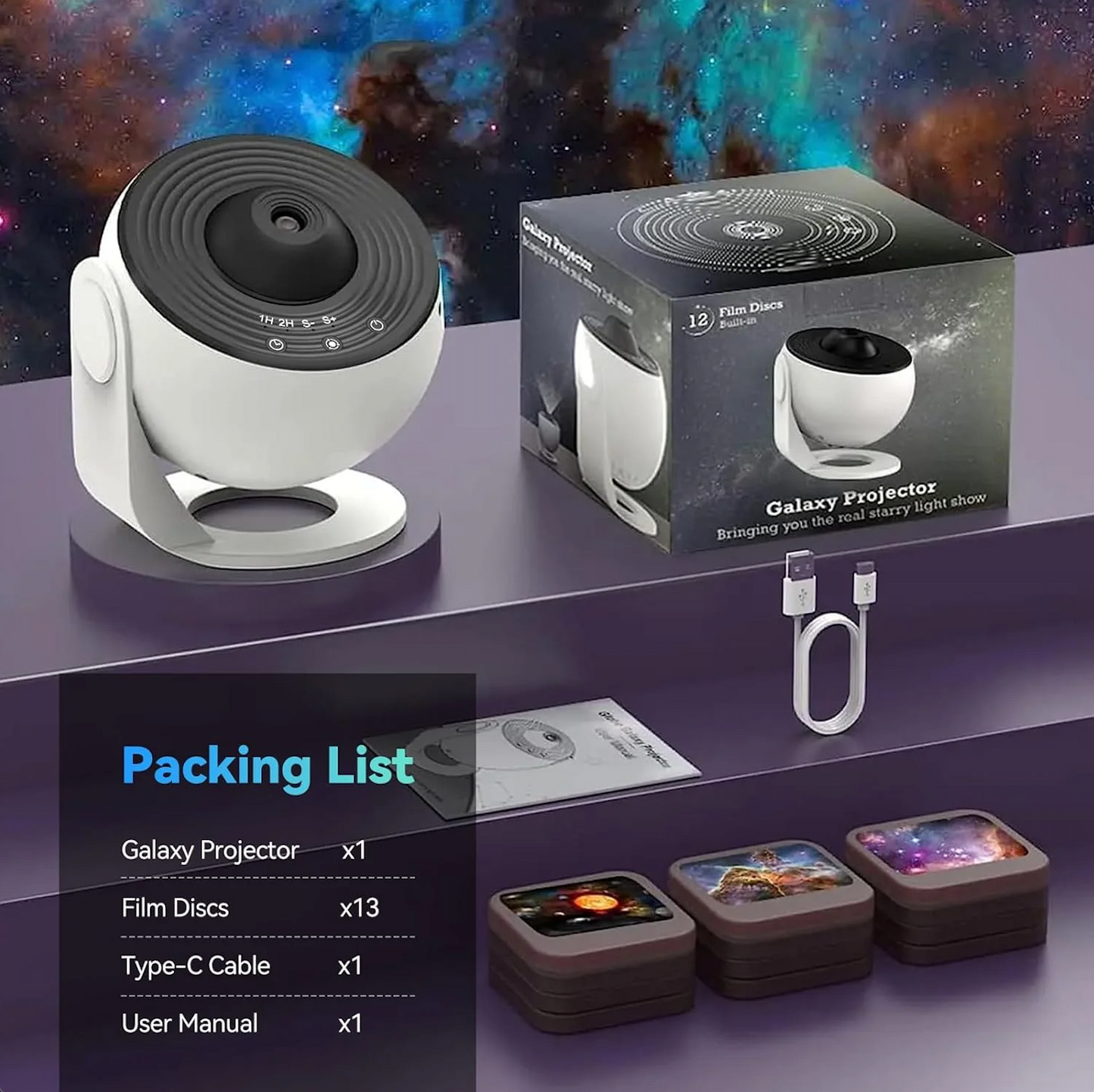 StellarMist™ — Ignite Your Room with Mesmerizing Cosmic Magic
