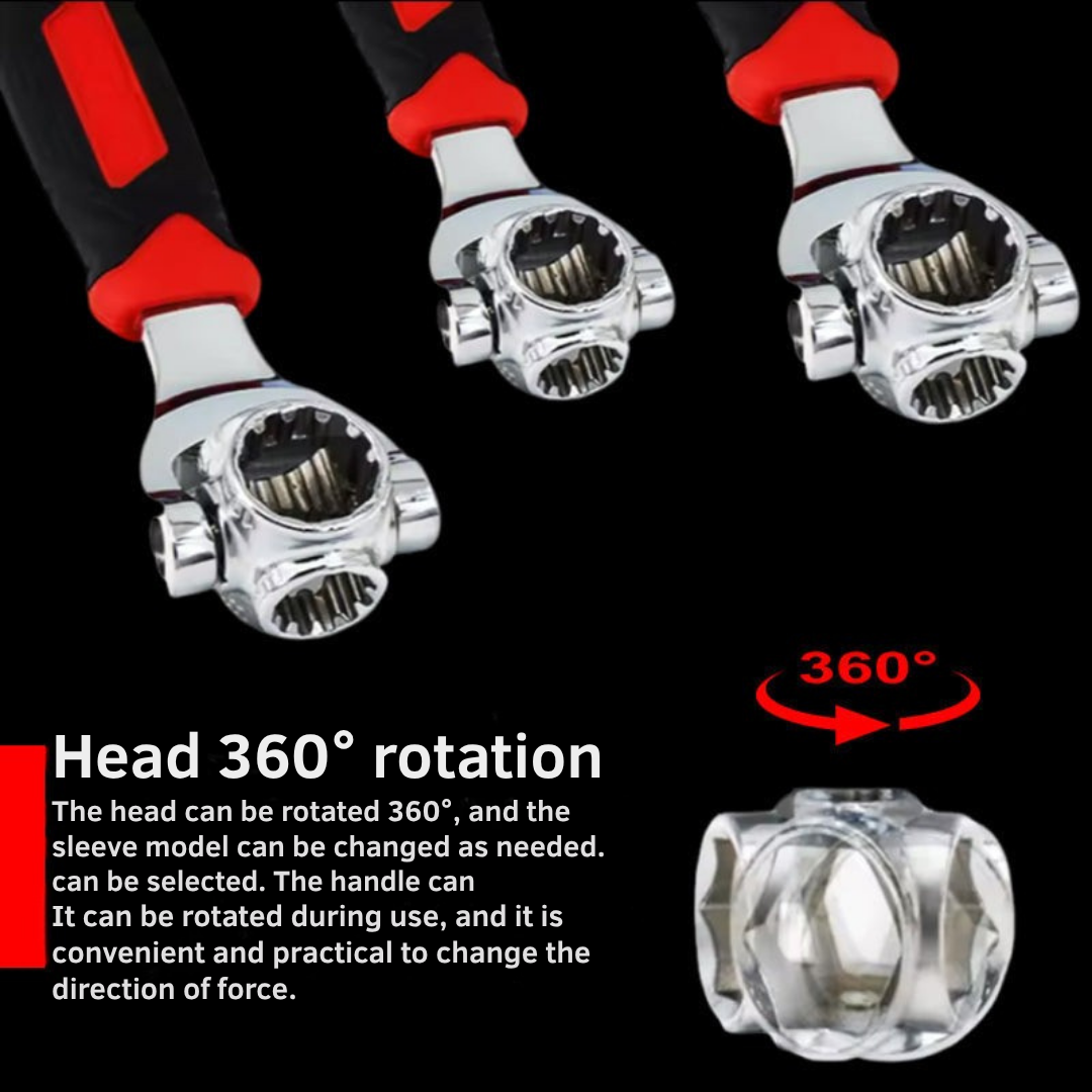 VoltCraft™ 48-IN-1 Multi-Wrench — Master Every Bolt with Effortless Precision and Total Control