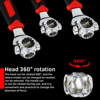 VoltCraft™ 48-IN-1 Multi-Wrench — Master Every Bolt with Effortless Precision and Total Control
