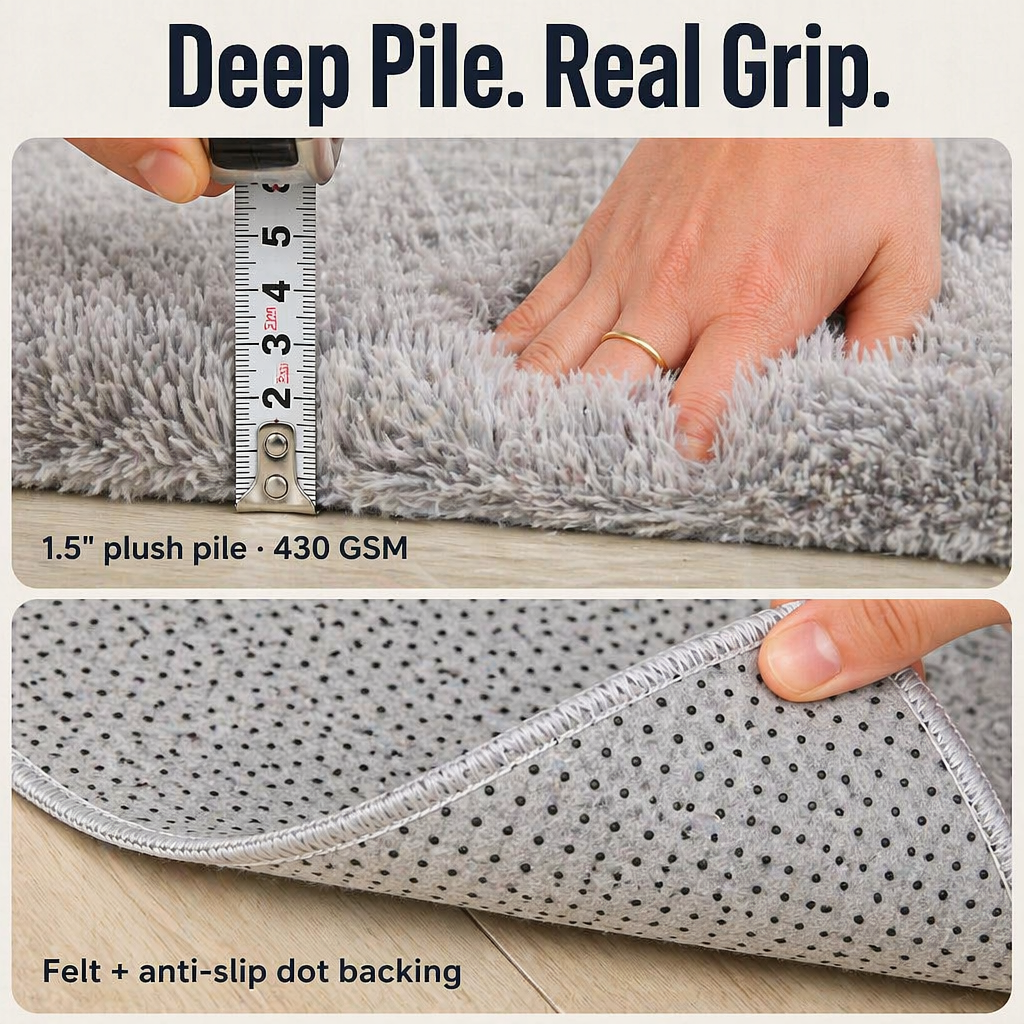 VelaraNest™ — Dive Into Cloud-Soft Plush That Clings to Hardwood and Cleans Easily