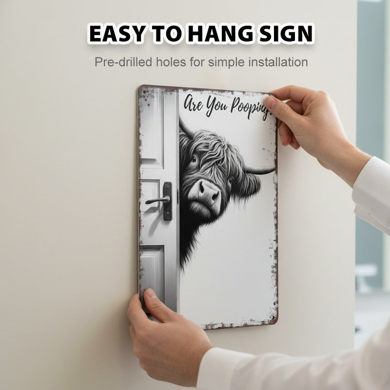 ChuckleBarn™ Smile Sign — Turn Your Bathroom Into a Hilarious Showstopper That Everyone Remembers