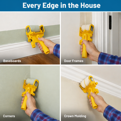 FluxEdge™ Paint Edger — Achieve Crisp Lines Without Tape, Drips, or Fix-Ups