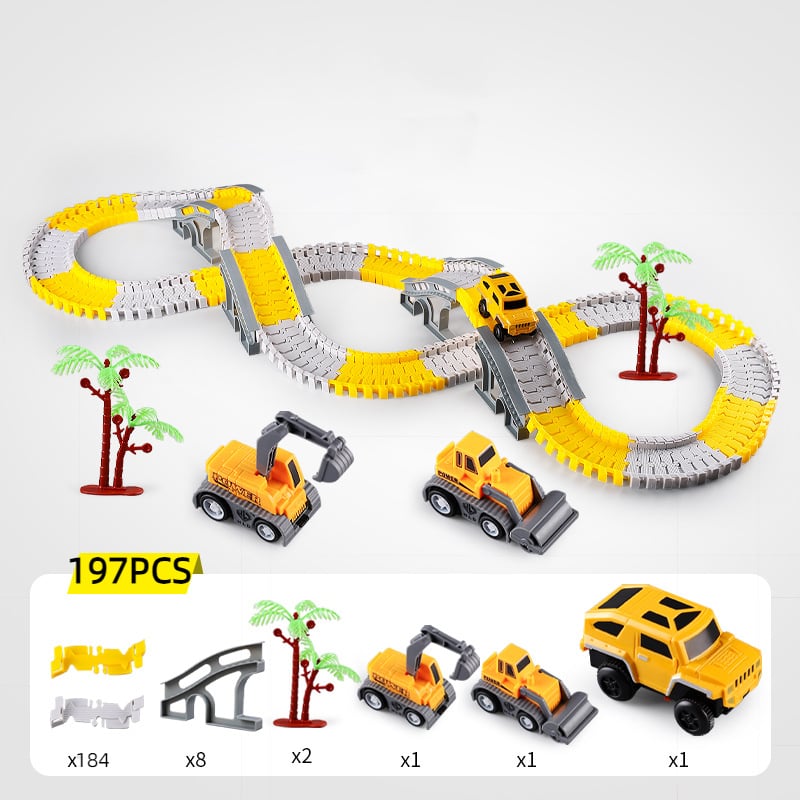 AuroraTrack™ — Ignite Your Child’s Imagination with Endless Twist-and-Build Adventures
