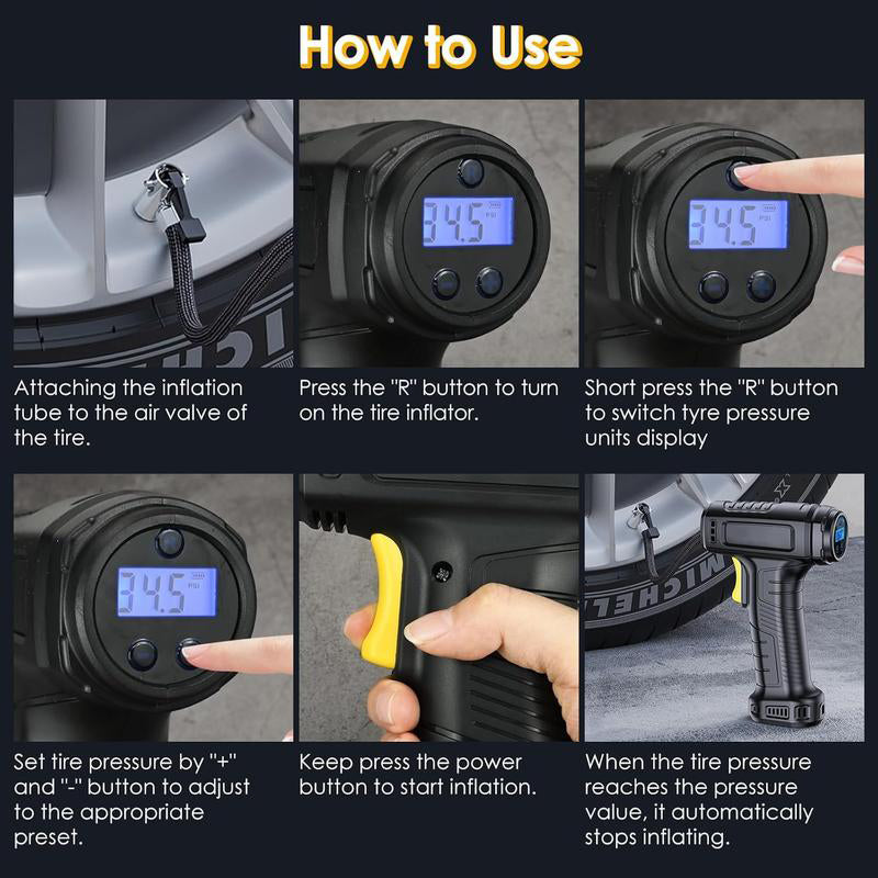 TurboPump™ — Take Control with Fast, Effortless Tire Inflation Anywhere, Anytime