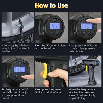 TurboPump™ — Take Control with Fast, Effortless Tire Inflation Anywhere, Anytime