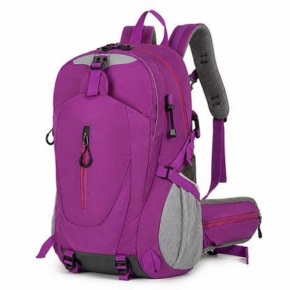 Hiking Backpack Weather-Resistant Ergonomic Straps & Multiple Compartments