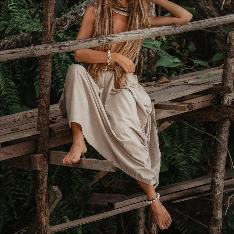 VestaFlow™ Maxi Skirt — Effortless Freedom and Style That Moves With You