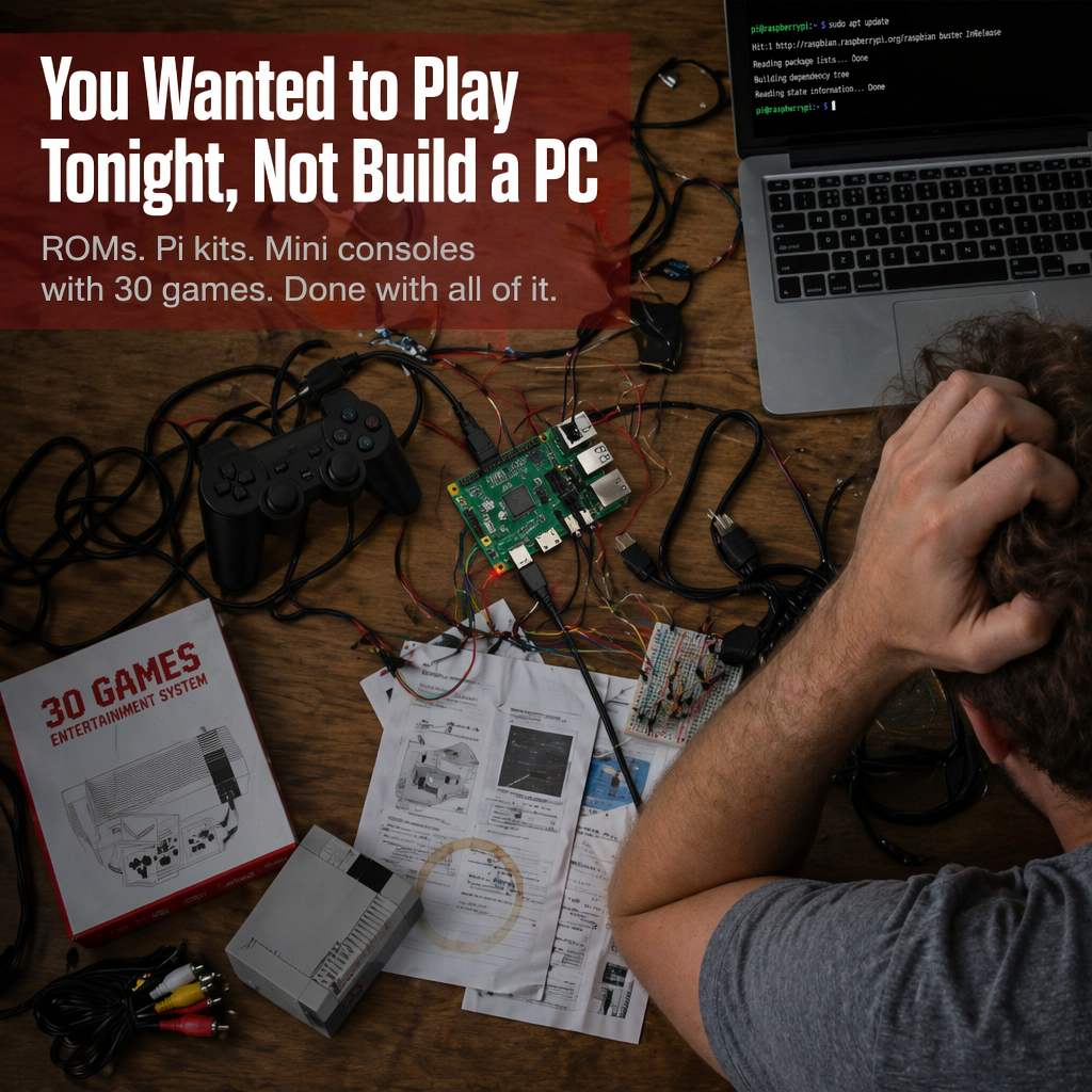 NovaArcade™ — Plug In, Team Up, and Conquer Thousands of Retro Classics