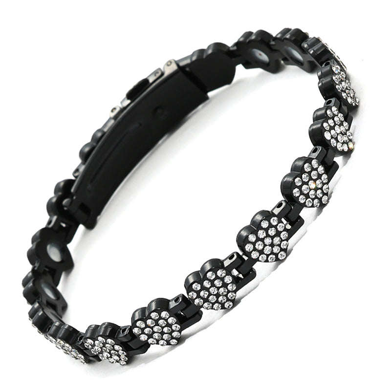 RadiancePulse™ — Ease Stiff Hands in Heart-Link Magnetic Copper You'll Actually Wear