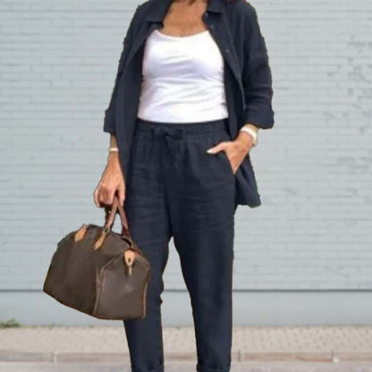 Velaris™ Cotton-Linen Set — Feel Unstoppable in Feather-Light, All-Day Cool Comfort