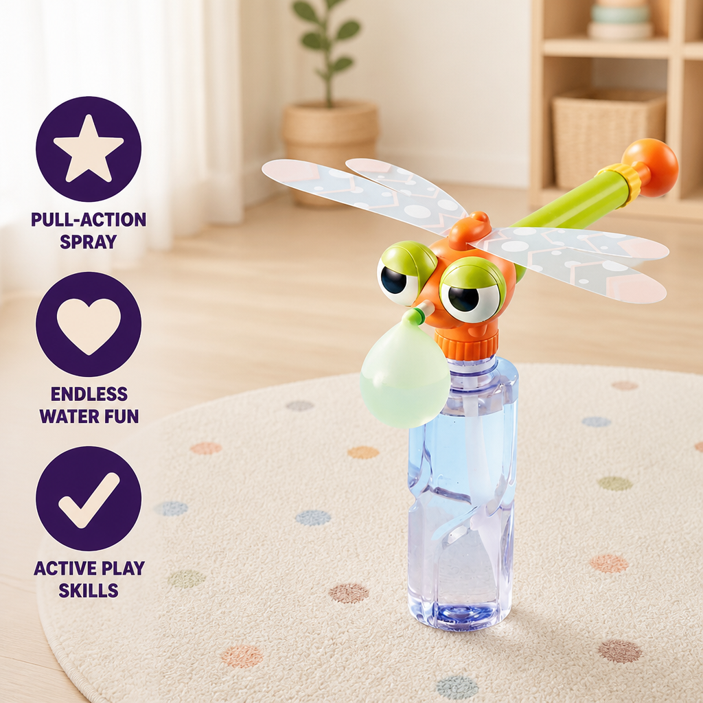 Kids Water Blaster Pull-Action Large Tank & Balloon Filler