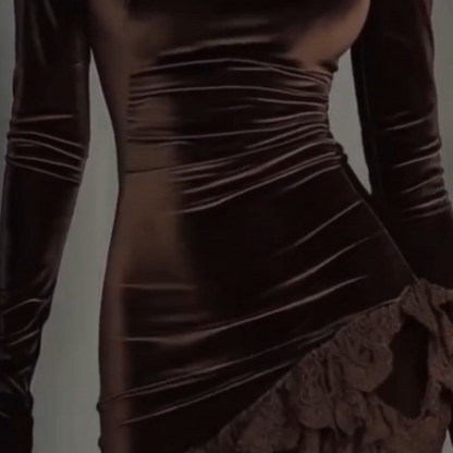 AlluraFemme™ Lace Dress — Unleash Irresistible Confidence with Every Curve-Hugging Moment