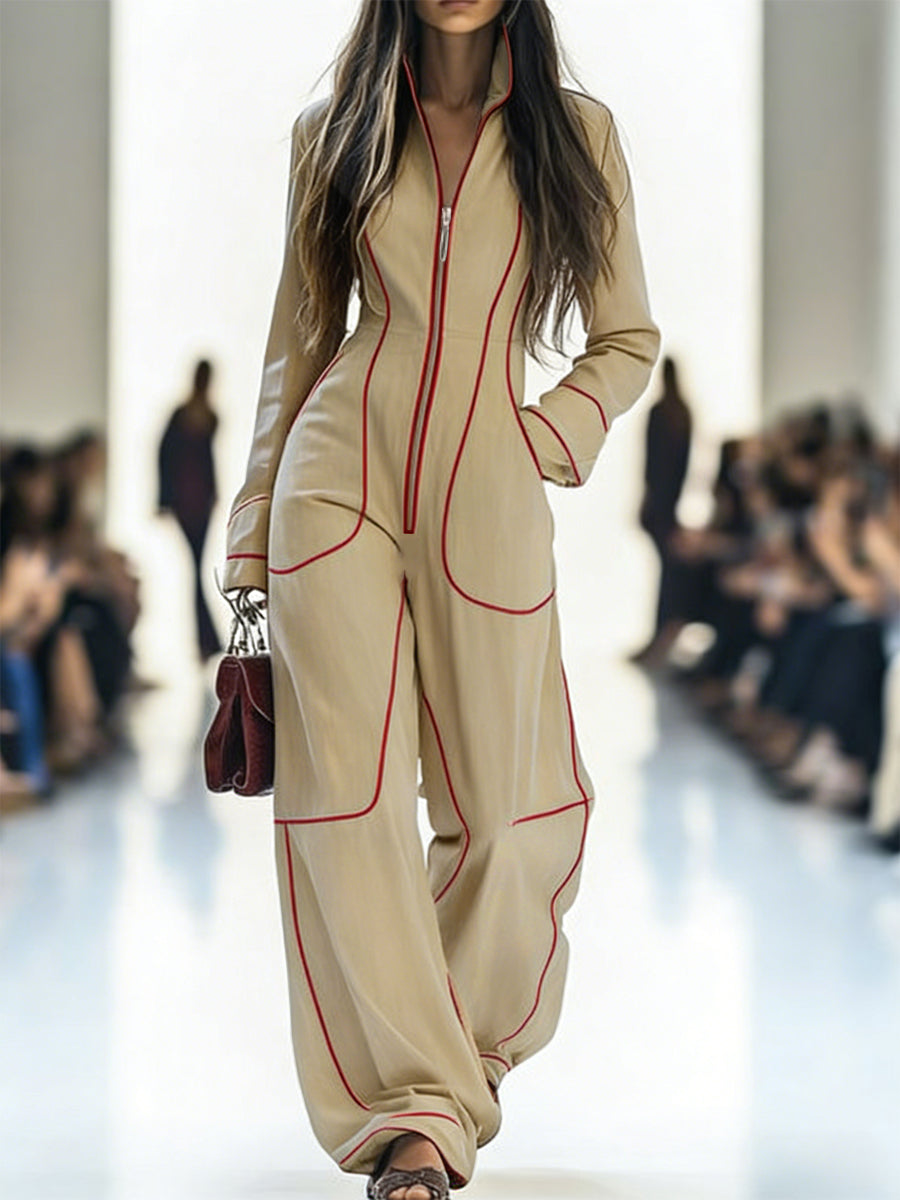VeraLuxe™ Wide-Leg Denim Jumpsuit — Slip Into Effortless Confidence That Moves With You All Day