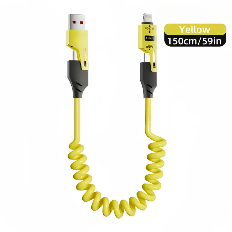 PulseWave Stretch™ — Command Your Power with Lightning-Fast, Tangle-Free Charging Freedom