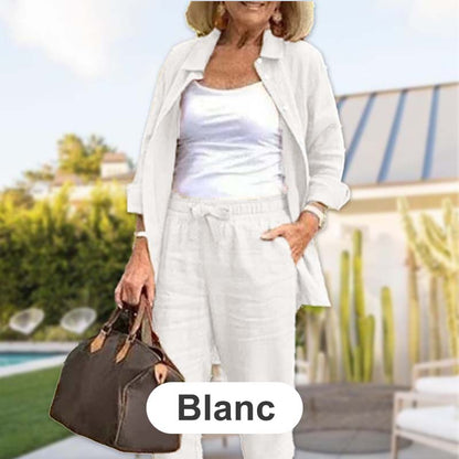 Velaris™ Cotton-Linen Set — Feel Unstoppable in Feather-Light, All-Day Cool Comfort