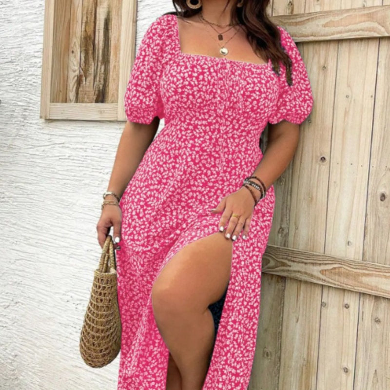 LunaFlora™ Dress — Feel Fresh, Flawless & Free in Effortless Floral Elegance