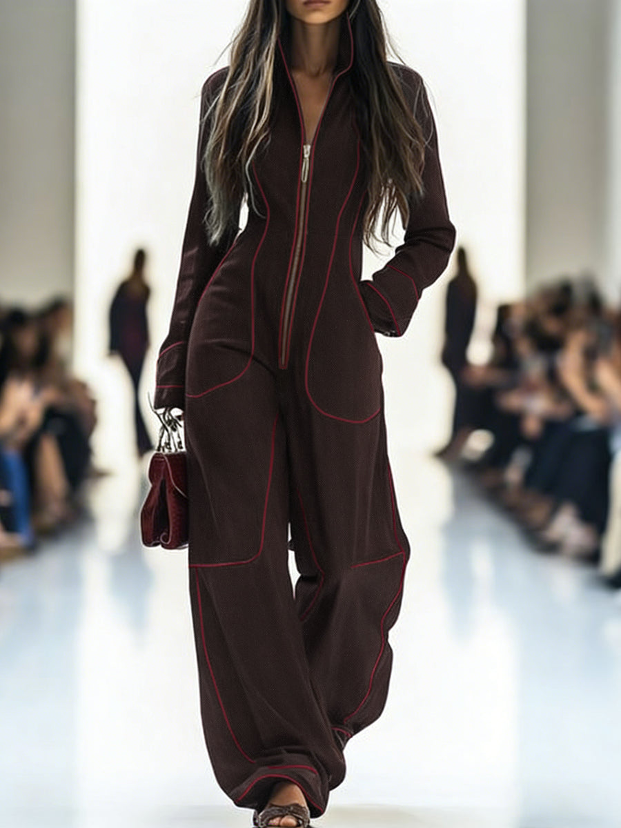 VeraLuxe™ Wide-Leg Denim Jumpsuit — Slip Into Effortless Confidence That Moves With You All Day