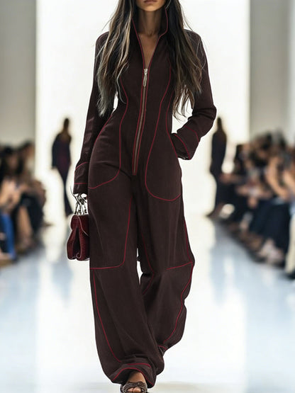 VeraLuxe™ Wide-Leg Denim Jumpsuit — Slip Into Effortless Confidence That Moves With You All Day
